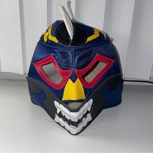 Mysterio Handmade Kids Size Lucha Mask Pullover fit Blue & Yellow Colors